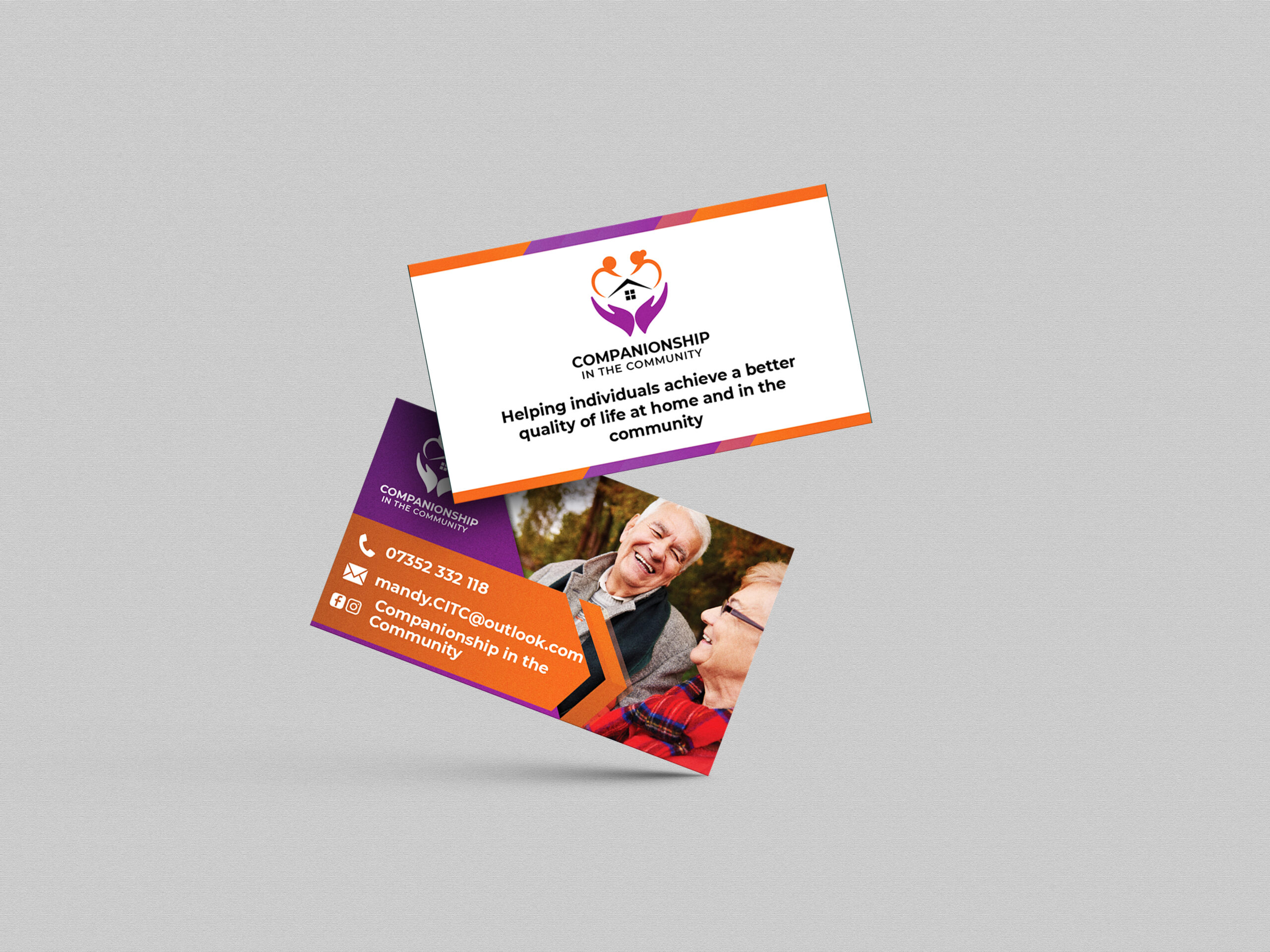 Business card mockup